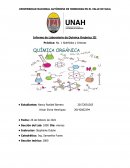 Informe de Laboratorio de Química Orgánica III Práctica: No. 1 Aldehídos y Cetonas