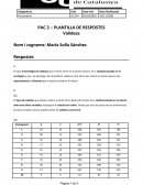 Psicometría. PLANTILLA DE RESPOSTES