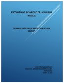 Desarrollo físico y psicomotor de la Ia infancia