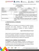 LA AMINISTRACIÓN EN LA TECNOLOGÍA ¿QUÉ ES?