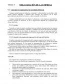 Economía - Organización de la empresa