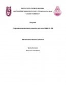 Proyecto Programa de mantenimiento preventivo para torno FAMA SN 40B