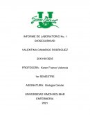 INFORME DE LABORATORIO No. 1 BIOSEGURIDAD