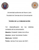 Teoria de la comunicaciòn capitulo 2