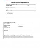 Formulario de solicitud proceso de Selección