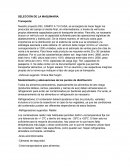SELECCIÓN DE LA MAQUINARIA Y MANTENIMIENTO
