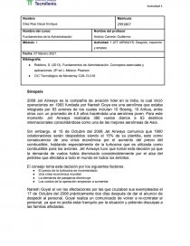 Actividad: 1 JET AIRWAYS: Despido, insomnio y empleo. Página 1