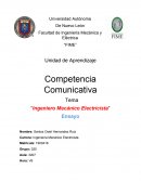 Relaciones humanas. “Ingeniero Mecánico Electricista”