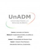 Fundamentos del delito y los delitos en particular