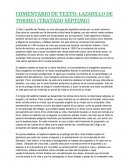 Comentario tratado séptimo (lazarillo de Tormes)