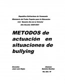 El Acoso Escolar o Bullying