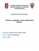Pobreza, legalidad y ética ambiental en México