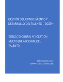 Gestión del Conocimiento y Desarrollo del Talento