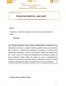 TEORIA PSICOGENETICA: JEAN PIAGET