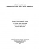 Empredimiento en Colombia desde el proceso admnistrativo