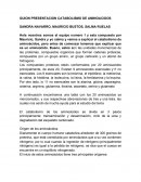GUION PRESENTACION CATABOLISMO DE AMINOACIDOS