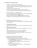El andamiaje de la investigación empírica