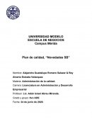 Plan de Calidad "Novedades SB"