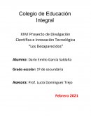 Proyecto de Divulgación Científica e Innovación Tecnológica “Los Desaparecidos”