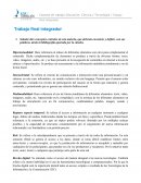Trabajo Final / Educación y Tecnología