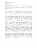 Relaciones Internacionales Ensayo corto