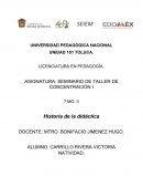 Historia de la Didáctica