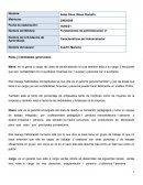 Características del Administrador