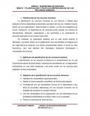 PLANIFICACIÓN Y POLÍTICAS EMPRESARIALES DE LOS RECURSOS HUMANOS