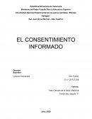 EL CONSENTIMIENTO INFORMADO