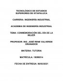 CONMEMORACIÓN DEL DÍA DE LA MUJER