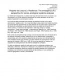 La resiliencia Ecologica
