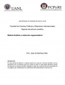 Reporte del articulo científico.Análisis y redacción argumentativa