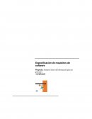 Proyecto: Sistema Gestor de Información para un gimnasio. “GYMPASS”