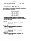 Actividad 12 Cinética Química