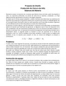 Proyecto de Diseño Producción de Cloruro de Alilo