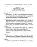 Labor colaborativa: Entrevista de selección de personal, simulación