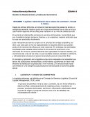 Logística: Administración de la cadena de suministro