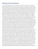 Historia de la educación
