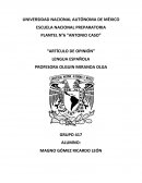 Articulo de opinión DESIGUALDAD SOCIAL