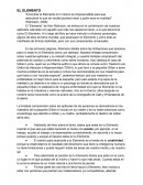 Resumen: El elemento de K. Robinson