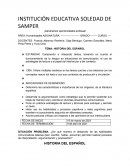 HISTORIA DEL ESPAÑOL