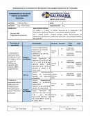 Cronograma. Formar buenos cristianos y honrados ciudadanos