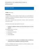 Desarrollo de habilidades para el aprendizaje - Plan de mejora