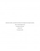 Recolección, análisis y presentación de informes de investigación de un hogar de ancianos