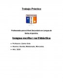 Lengua escrita y su Didáctica