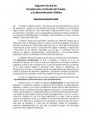 Segundo Parcial de Introducción al Estudio del Estado y la Administración Pública UNSAM