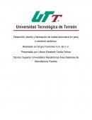 Desarrollo, diseño y fabricación de loseta decorativa en yeso o cemento cerámico