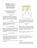 Diodos Zener y amplificadores operacionales