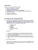 Estrateguia de convencion