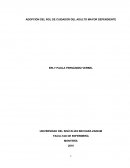 Adopción del rol de cuidador del adulto mayor dependiente